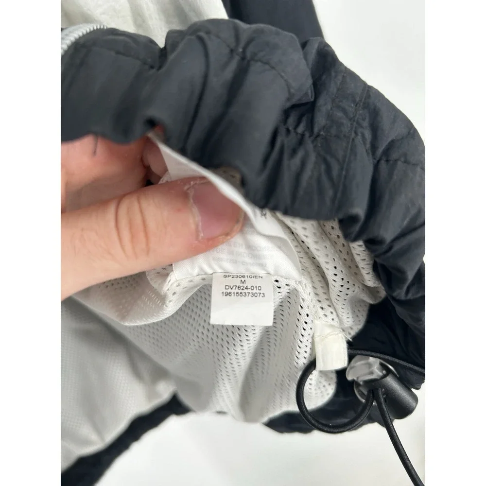 Air Jordan Essentials Windbreaker Track Warm Up Jacket Mesh Lined DV7624-010 Med